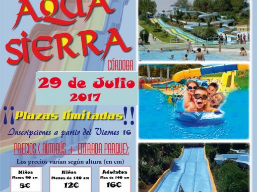 Vente con nosotros al AquaSierra