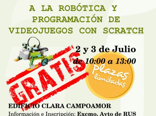 TALLER INTRODUCCIÓN A LA ROBÓTICA Y PROGRAMACIÓN DE VIDEOJUEGOS CON SCRATCH