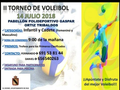 II Torneo de Voleibol
